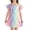 Rainbow, variant on Girls Birthday Dress Metallic Shiny Sparkly Rainbow Dresses Colorful Flutter Sleeve Swing Midi Prom Sundress Rainbow 5-6 Years
