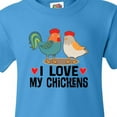 thumbnail image 4 of Inktastic Chicken Farmer I Love My Chickens Youth T-Shirt, 4 of 5