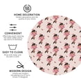 thumbnail image 3 of Lsque Dachshund Dog Heart Pattern 4" Drink Coasters Set of 4, PVC Leather Absorbent Coasters, Table Coaster Set Decorative Coffee Cup Coasters Housewarming Gift -Round Shape, 3 of 6