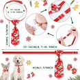 thumbnail image 3 of Ensemble de 32 Pcs de Cravates de Noël pour Animaux de Compagnie Comprenant 16 Cravates pour Chien et 16 Nœuds Papillon pour Chien avec Collier Ajustable Accessoires de Toilettage de Noël pour Chiens Chats Décoration de Noël - -, 3 of 7