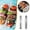 2Pcs BBQ Skewers Under $5 a1, variant on Vacemry Stainless Steel Reusable BBQ Skewers, Fish Bone Design For Kebabs, Grilling Tools Set, Dishwasher Safe, Perfect For Outdoor Barbecue, Camping, Party