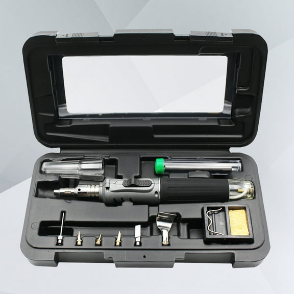 Masteelf  Propane Soldering Iron Cordless Igniting Torch Head for Full Grey
