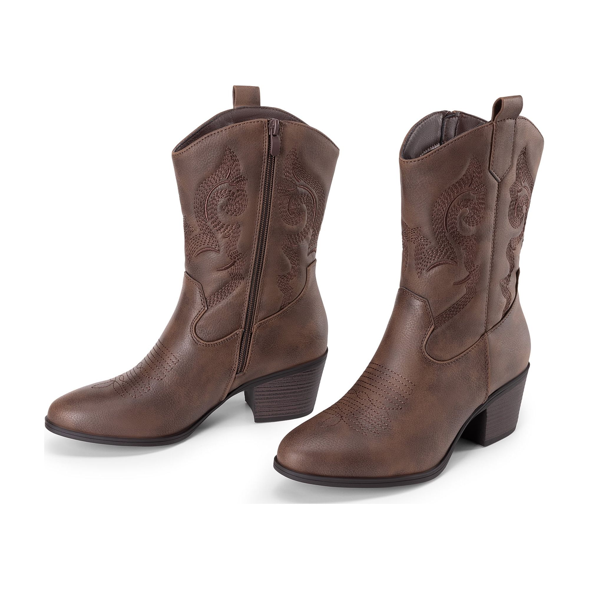 Dream Pairs Women's Cowboy Boots Embroidered Western photo 7
