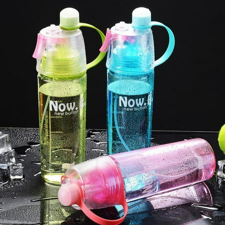 

Ayyufe 400ml/600ml Portable Large Capacity Sport Fitness Water Drinking Bottle Kettle;Pink