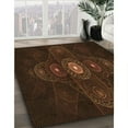 thumbnail image 3 of Ahgly Company Machine Washable Indoor Rectangle Transitional Saddle Brown Area Rugs, 2' x 4', 3 of 7