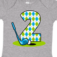 thumbnail image 4 of Inktastic Argyle Golf 2nd Birthday Boys Baby Bodysuit, 4 of 5