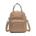 thumbnail image 1 of Innerwin Women Backpack Anti-Theft Rucksack Top Handle Infantry Pack Knapsack Large Capacity Ladies Multipurpose Multi Pockets Fashion Adjustable Strap Khaki, 1 of 2