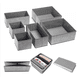 thumbnail image 1 of 6 Pcs Cajas De Almacenamiento Y Organizador De Ropa En Tela Modelo Gris, 1 of 4
