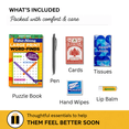 thumbnail image 2 of Feel Better Care Package - Get Well Gift with Snacks, Games and Comfort Items, 2 of 8