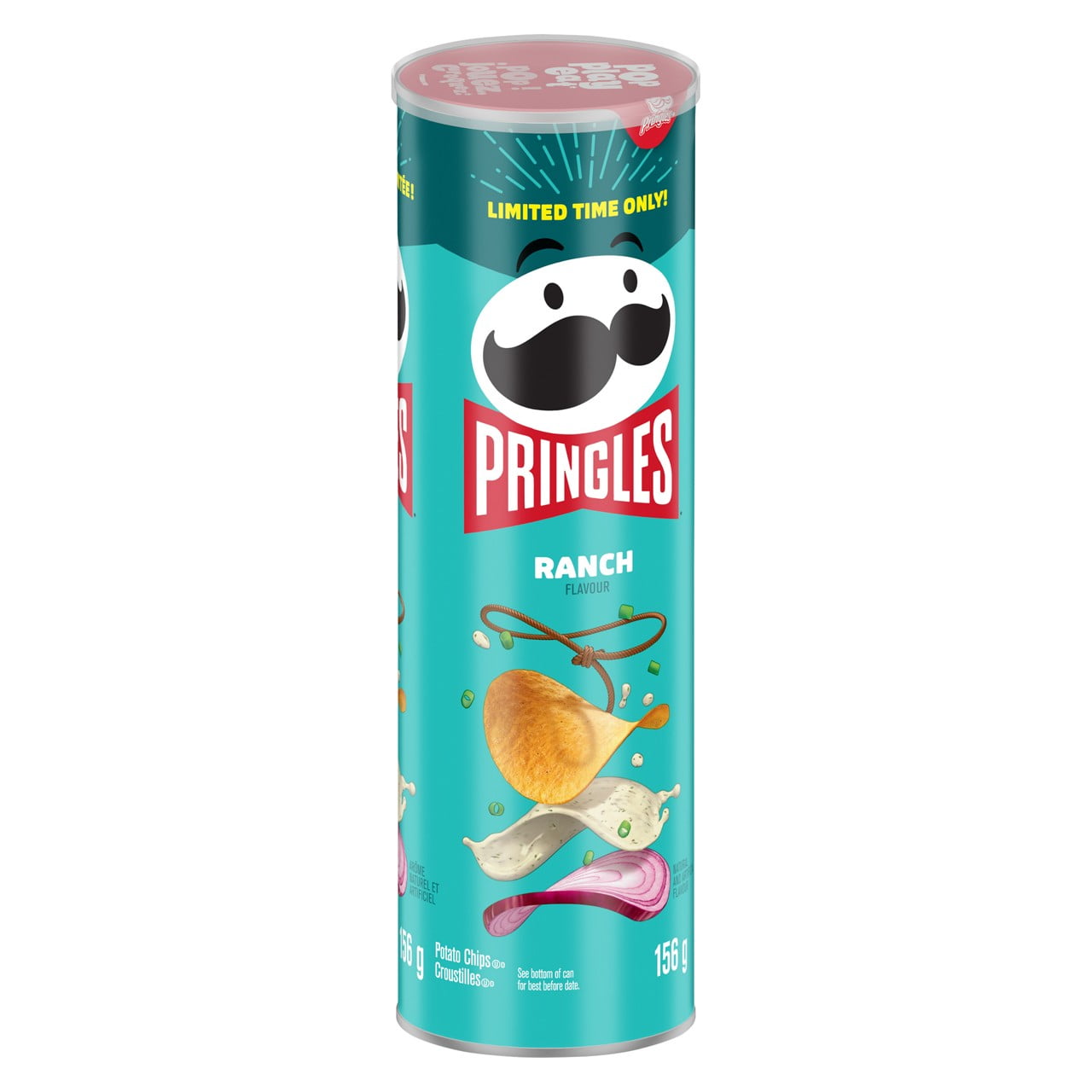 Pringles Potato Chips Ranch flavour 156 g