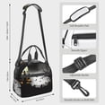 thumbnail image 2 of Balery Happy Halloween 1 Bolsa de Almuerzo Impresa, Caja de Almuerzo Reutilizable, Bolsa Térmica Aislada para Almuerzo, Bolsa Antiderrames, 2 of 7