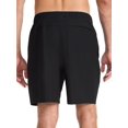 thumbnail image 2 of Shorts Reebok Jumpstart de 20 cm, livianos, negros, talle M, 2 of 7