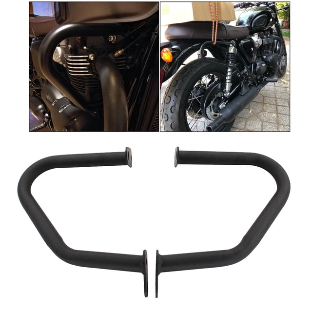 Protección de Motor de Barra de Choque de Parachoques de Motocicleta Negro Yotijar Barras protectoras de protección