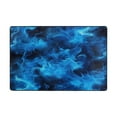 thumbnail image 2 of Area Rugs 36"x24" Indoor Non-Slip Wear Resistant Floor Mats Soft Large Carpets for Living Room, Bedroom, Home Decor Washable Rug Blue Smoke, 2 of 7