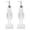 2pcs, variant on Christmas Nutcrackers Soap Dispenser Clear Bottle Easy Press Bathroom Decoration Travel Friendly