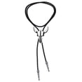 thumbnail image 2 of Lazos de oro para hombres American Cowboy Moda Bolo Ajustable Accesorios de ropa ajustable Etiqueta de estilo occidental Regalo ideal en bolsas Paquete Plata kenally  AP004546-04, 2 of 6