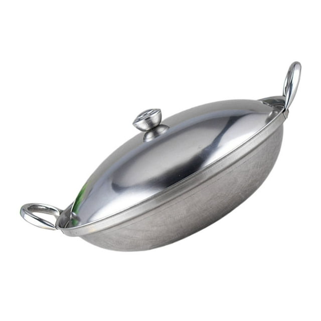 Mobutofu 1 Set Large Cooking Pot for Home Cooks in Stainless Steel Design