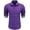 Purple, variant on COOFANDY Mens Plaid Dress Shirt Long Sleeve Business Casual Regular Fit Button Down Shirts