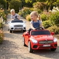 thumbnail image 4 of Gymax Licensed Mercedes-Benz SL R231 Kids Ride on Car 12V Electric Vehicle w/ Music Red, 4 of 10