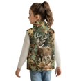thumbnail image 3 of Pzuqiu Camo Hunting Deer Boy Outerwear Vest 9-10 Comfortable Fashion Zipper Winter Sleeveless Jacket with Pockets Casual Wind Proof Fall Outerwear Versatile Warm for Boys, 3 of 7