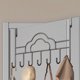 thumbnail image 4 of Soporte para ganchos en forma de nube negra, 7 ganchos para puertas sin perforación, detrás de la puerta, 4 of 6