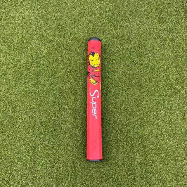 Super Golf Putter Grip Améliore l'Usure Grip Universel Rouge Iron Man PU Grip Golf Améliore la Sensation Design Unique Grips Ronds Rouge Iron Man 2.0 1 Pce