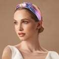 thumbnail image 2 of 1 Pc Banda de Pelo Ancha Elegante y Brillante con Nudo para Mujeres y Niñas en Color Variado Claro, 2 of 3