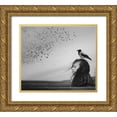 thumbnail image 1 of Koshutina, Tatiana 13x12 Gold Ornate Wood Framed with Double Matting Museum Art Print Titled - Thoughts, 1 of 4