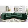 thumbnail image 2 of Meridian Furniture Jacob Sectionnel Modulaire en Velours Vert, 2 of 11