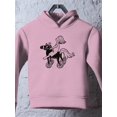 thumbnail image 3 of Girl On A Toy Horse Hoodie Toddler -Image by Shutterstock,  5 Toddler, 3 of 4