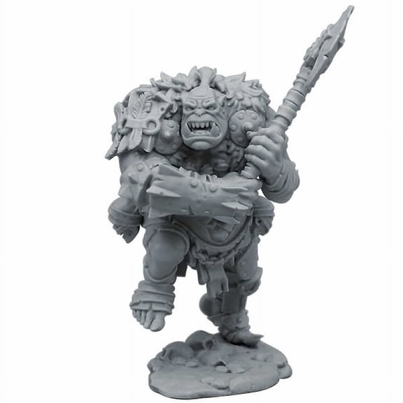 Orc Mgur Kick Figure Kit 28mm Heroic Scale Miniature Unpainted First Legion