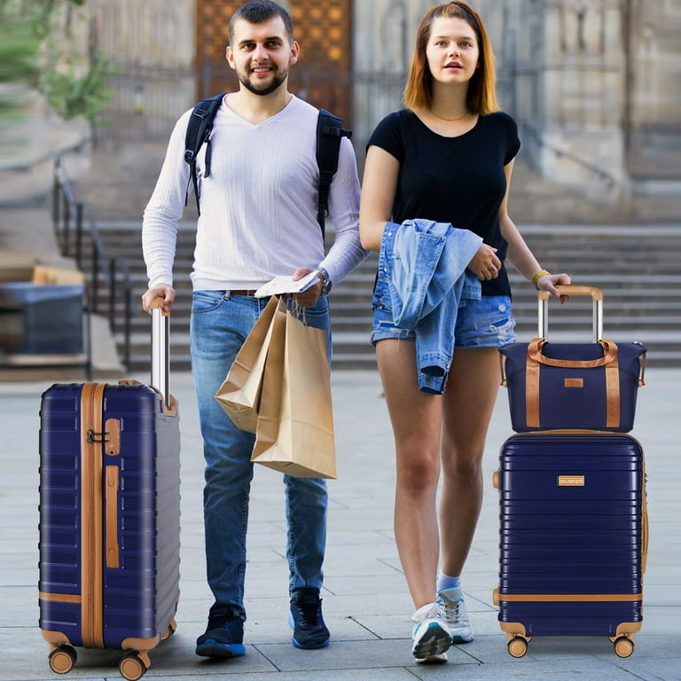 Expandable Suitcase Set Luggage Sets, 20 inch Carry On Luggage