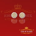 thumbnail image 5 of King of Bling's 0.20ct Diamond Stud Earrings For Women's White 925 Sterling Silver For Men's, 5 of 12