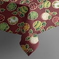 thumbnail image 5 of Red Christmas Ornament Pattern Square Tablecloth,Waterproof Square Table Cover,Wipeable Spillproof Washable Table Cover for Home Kitchen Party Decor 42"X42"(107x107cm), 5 of 6