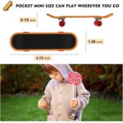 Fingerboard Mini Finger Skateboards 12PCS Professional Finger Boards Set Creative Fingertips Movement, Mini Skateboard Starter Kit Finger Sports Party Favors Novelty