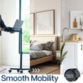 thumbnail image 5 of VIVO Black Laptop Cart with Extension Arm and Mouse Pad, 5 of 8