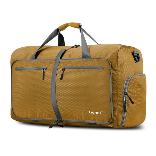 Gonex 60L Foldable Travel Duffel Bag Water & Tear Resistant Walmart