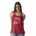 thumbnail image 2 of Red Wine And Blue Racerback Tank Women -Smartprints Designs, Female XX-Large, 2 of 4