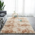 thumbnail image 3 of FNNMNNR Modern Area Rugs Soft Decor Rug for Bedroom Living Room Nursery Floor  Fluffy Shag Collection Rug Plush Fuzzy Shaggy Throw Rug Washable Faux Sheepskin Fur Mats, 3 of 9