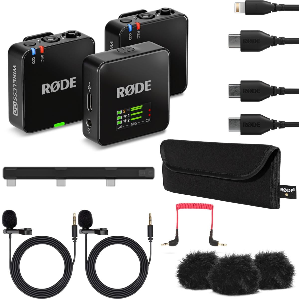 RØDE WIRELESS GO II Rode, Wireless Microphone System, GEN 3, with 2 Lavaliere