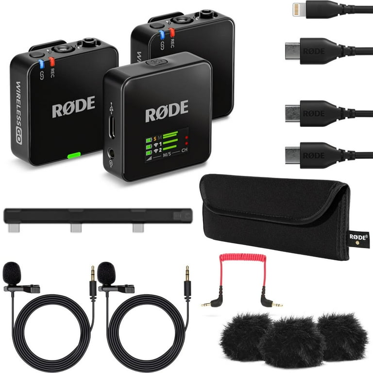 Rode Wireless GO GEN 3 Microphone System with 2 Turnstile Lav Mics