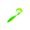 Green, variant on Rdausd 6.3 inch Curly Tail Soft Fishing Lure, Yellow Two Tone Bait, Artificial Bait Accessory for Tackle Boxes And Custom Fishing Rigs for Shore Or Boat Angling