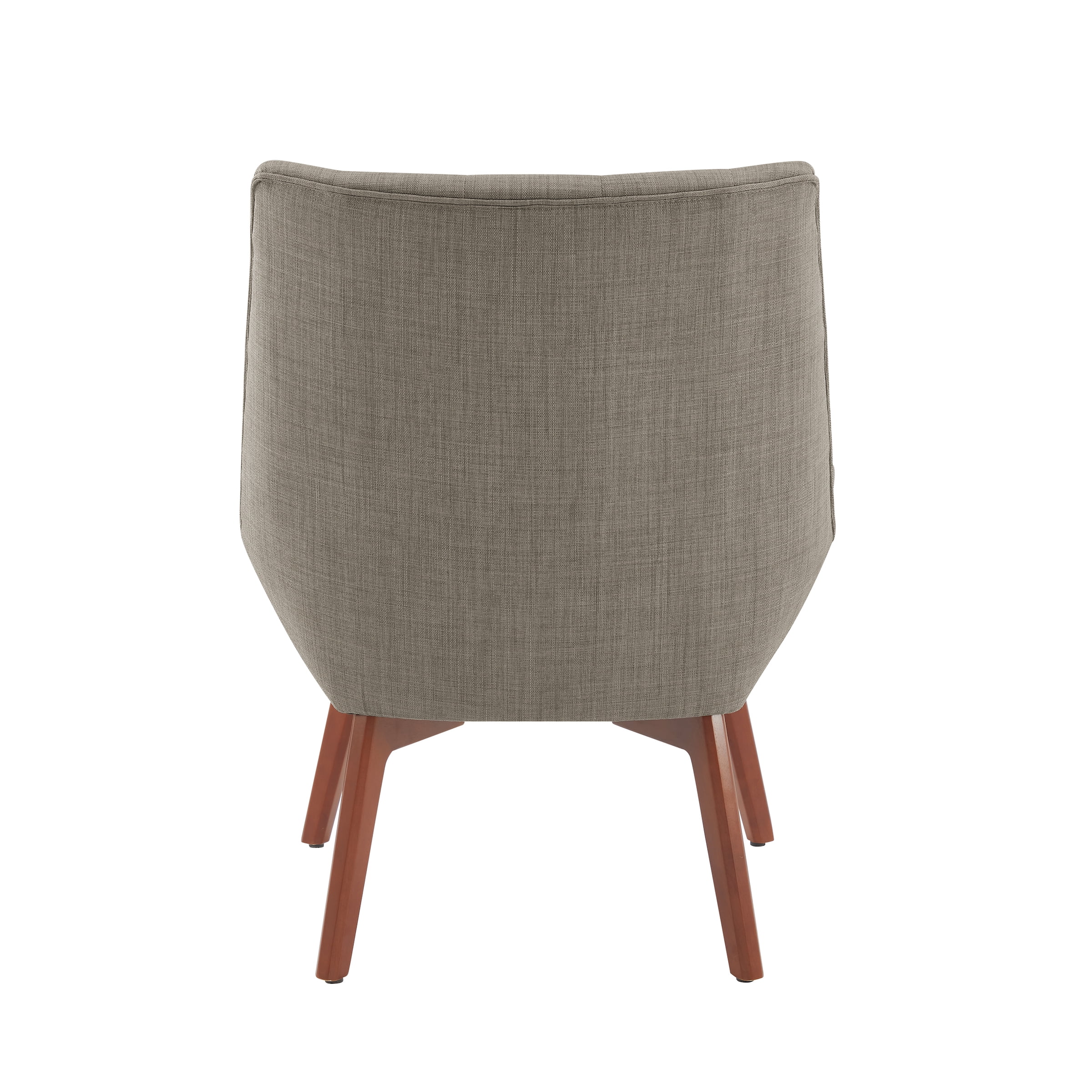 Linon Cassia Mid-Century Button Tufted Accent Chair, Gray
