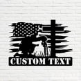 thumbnail image 5 of Handmadetneonsign Soldier Kneeling Praying Wall Art Light, Soldier Metal Sign Wall Decor, Soldier Metal Decor, 5 of 5