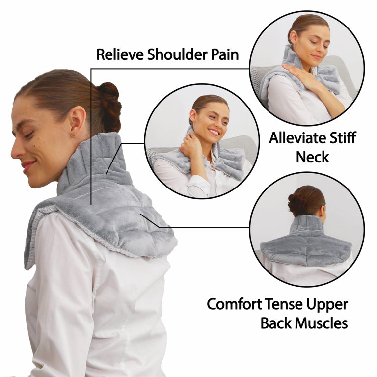 Heated Neck Wrap Bed Buddy Neck Warmer Microwave Heating Pad For Muscle  Pain Etc 792217856494