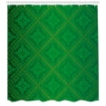 thumbnail image 3 of Ambesonne Green Shower Curtain, Vector Foliage Pattern, 69"Wx75"L, Forest Green, 3 of 3