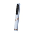 thumbnail image 2 of Calentamiento de cabello inalámbrico peine caliente 3 temperatura ajustable calefacción rápida aldericador de cabello portátil para el hogar para azul, 2 of 8