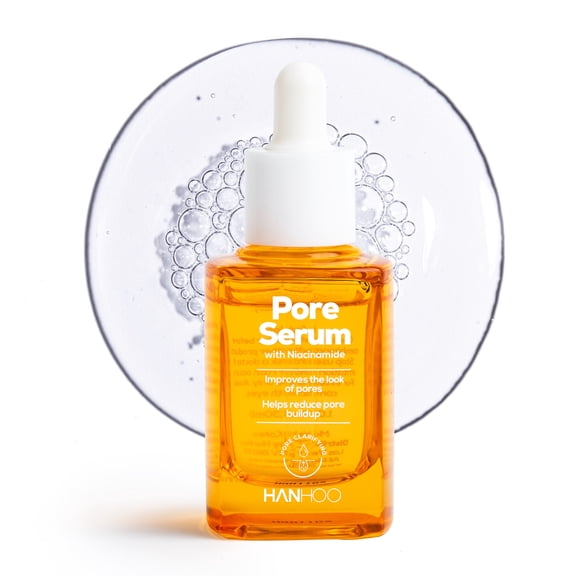 Hanhoo Pore Serum with Niacinamide, Exfoliating Serum for Clogged Pores, 1 fl.oz