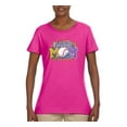 thumbnail image 3 of Baseball Mom Cheetah Glitter Sports Womens Graphic T-Shirt, Fuschia, X-Large, 3 of 5