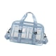 thumbnail image 3 of Bolso tote transparente de PVC con correa ajustable para el hombro, ideal para deportes y viajes de negocios. Azul, 3 of 9